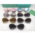 Sunglasses For Women Semi Rimless Butterfly Sunglasses For Women Manufactory